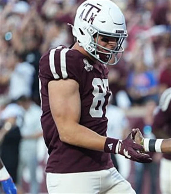 Texas A&M Aggies #87 Nate Boerkircher Maroon College Football Retro Jersey