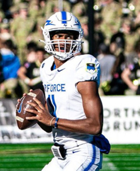 Air Force Falcons #11 Josh Johnson Nike White College Football Game Jersey