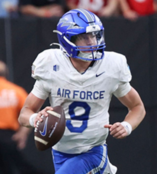 Air Force Falcons #9 Liam Szarka Nike White College Football Game Jersey