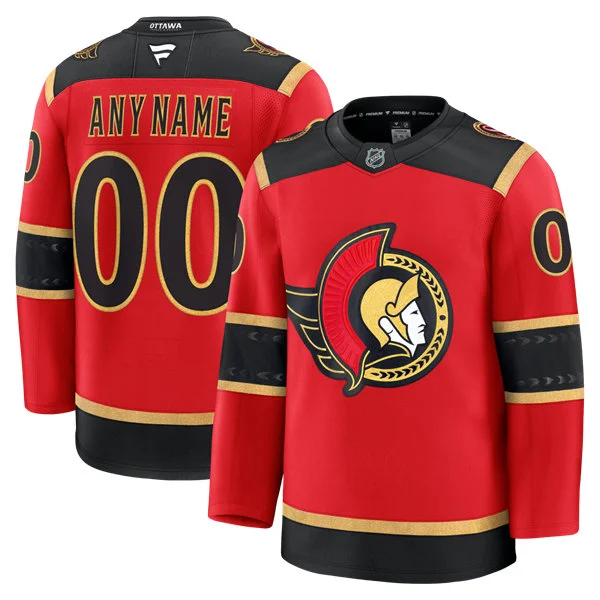 Ottawa Senators Custom Fanatics 2026 Red Alternate Premium Jersey