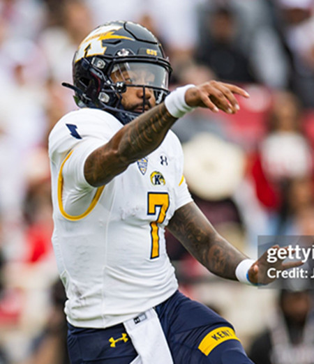 Kent State Golden Flashes #7 CJ Montes Under Armour White College football Game Jersey