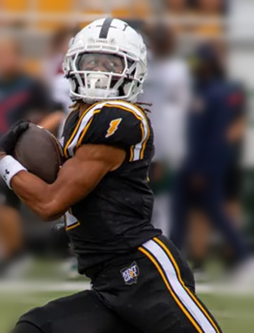 Kent State Golden Flashes #27 Jordan Nubin Under Armour Back College football Game Jersey