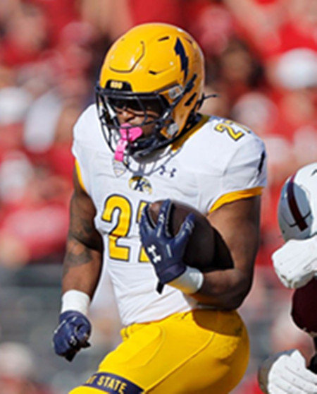 Kent State Golden Flashes #27 Jordan Nubin Under Armour White College football Game Jersey