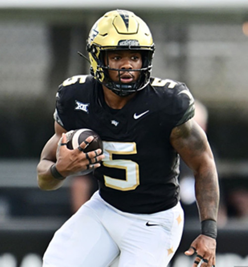 UCF Knights #5  Jaden Nixon Plumlee Nike Black White Away 2022 College Football Game Jersey