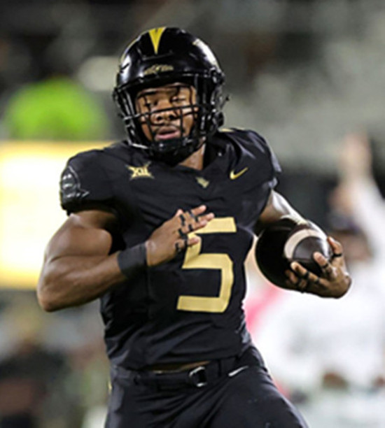 UCF Knights #5  Jaden Nixon Plumlee Nike Black Gold Away 2022 College Football Game Jersey