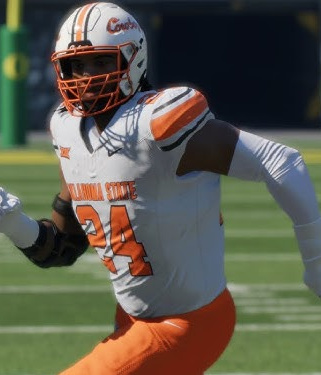 Oklahoma State Cowboys #24 Trent Howland  Nike  2025 White College Football Jersey