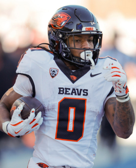 Oregon State Beavers #0 Anthony Hankerson White College Football Game Jersey