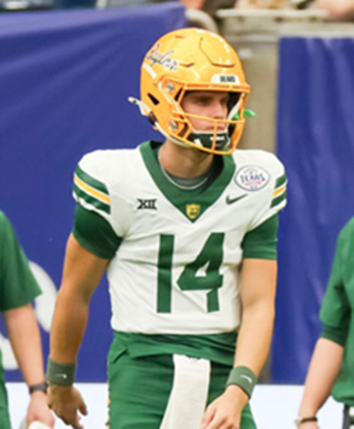 Baylor Bears #14 Nate Bennett 2025 White College Football Jersey