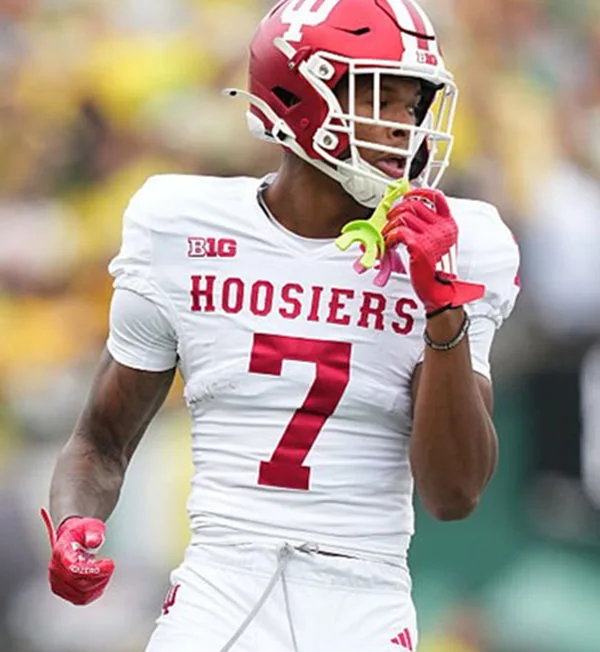 Indiana Hoosiers ##7 E.J. WILLIAMS JR. White Hoosiers College Football Jersey