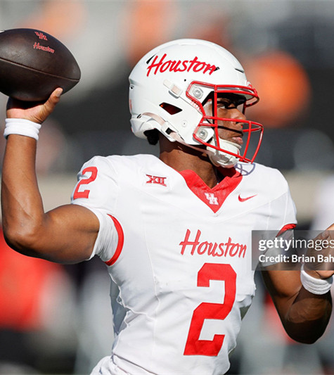 Houston Cougars #2 Zeon Chriss-Gremillion 2025 White Vapor F.U.S.E. Limited Jersey