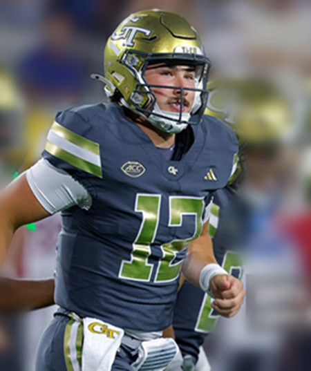 Georgia Tech Yellow Jackets #12 Aaron Philo 2025 Navy Football Game Jersey