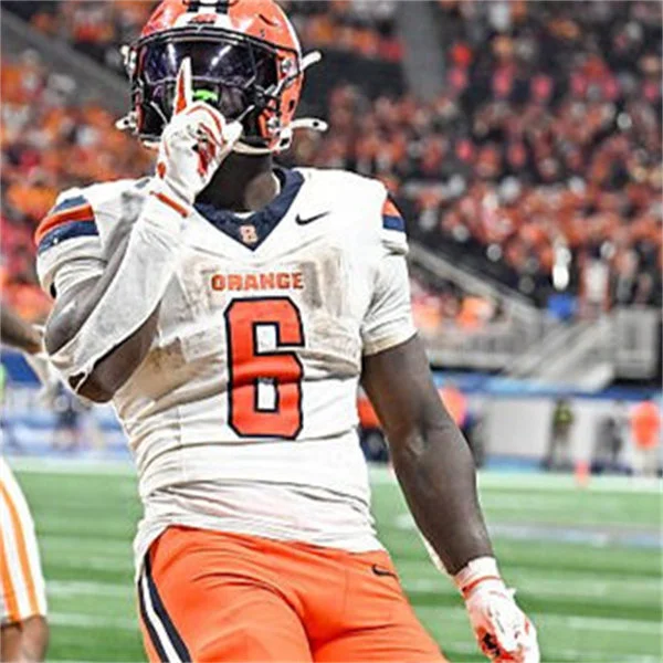 Syracuse Orange #6 YASIN WILLIS White College Football Game Jersey