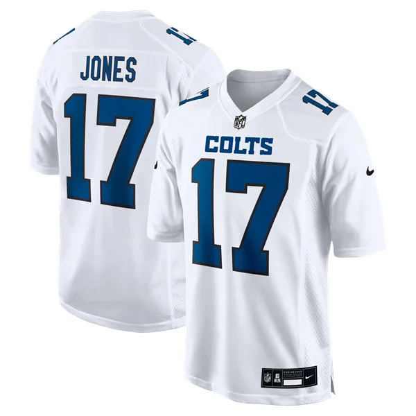 Mens Indianapolis Colts #17 Daniel Jones Tundra White Fashion Limited Jersey