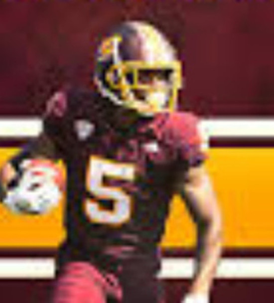 Central Michigan Chippewas #5 Nahree Biggins  Maroon Football Game Jersey