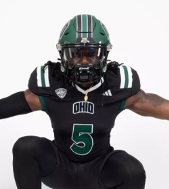 Ohio Bobcats #5 Sieh Bangura 2025 Black College Football Game Jersey