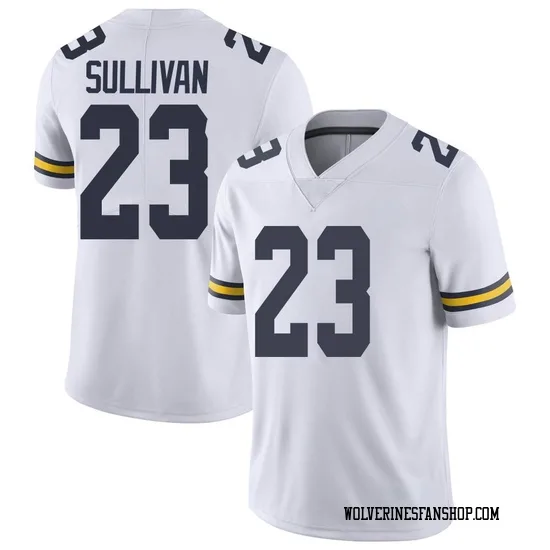 Michigan Wolverines #23 Cole Sullivan 2025 White Football Game Jersey