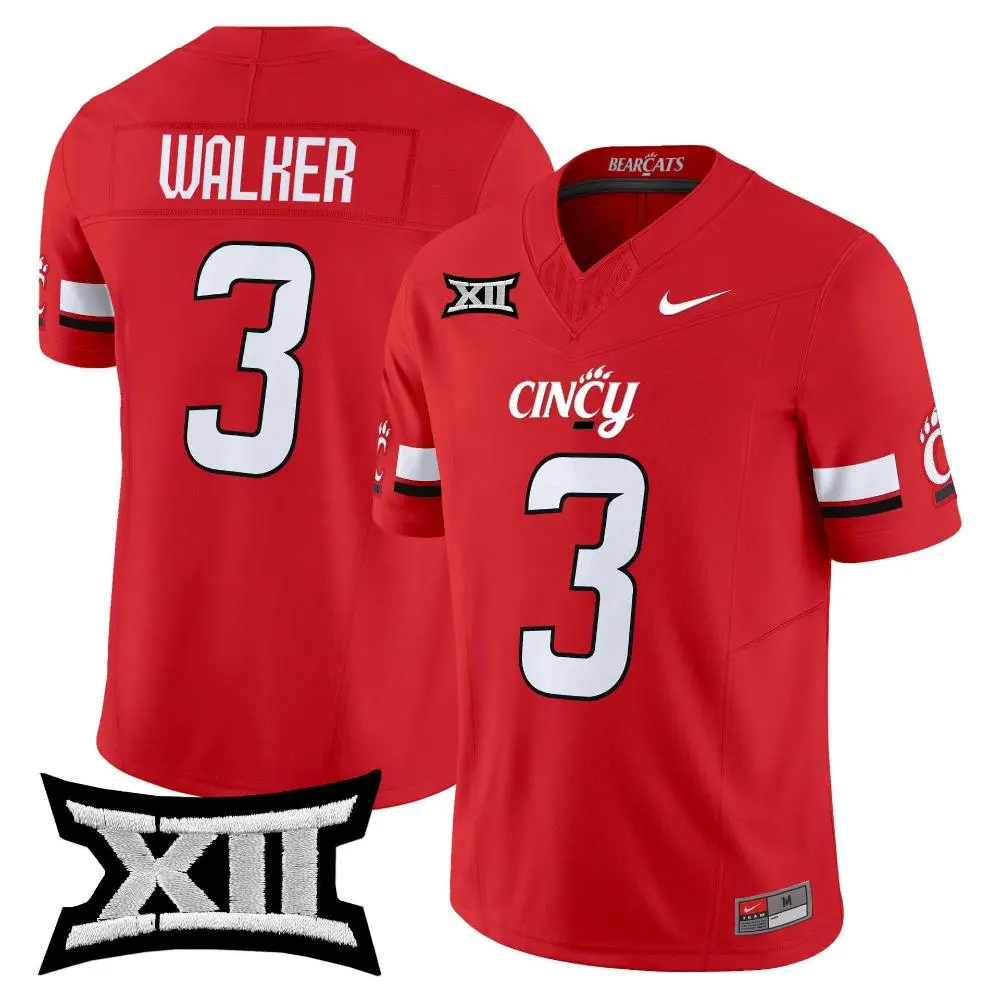 Cincinnati Bearcats #3 Tawee Walker 2025 CINCY Red Vapor F.U.S.E.Limited Football Jersey