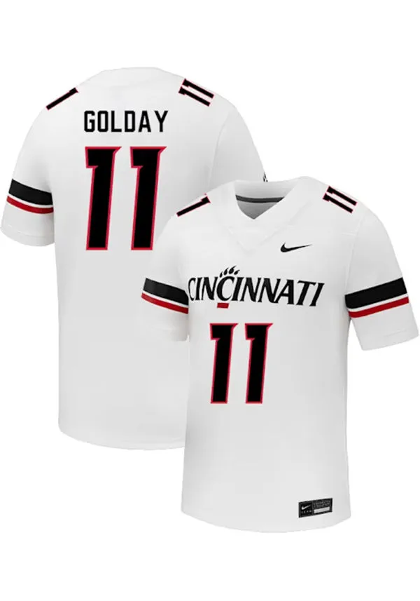 Cincinnati Bearcats #11 Jake Golday 2025 PURE White Vapor F.U.S.E.Limited Football Jersey