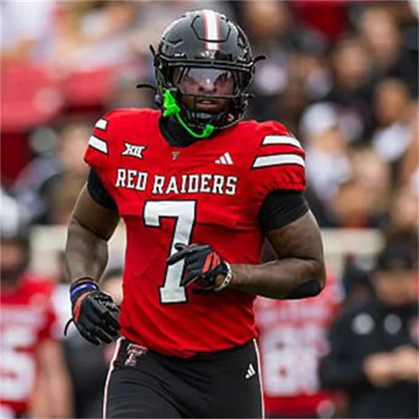 Texas Tech Red Raiders #7 Terrance Carter Jr. 2025 Red Football Game Jersey
