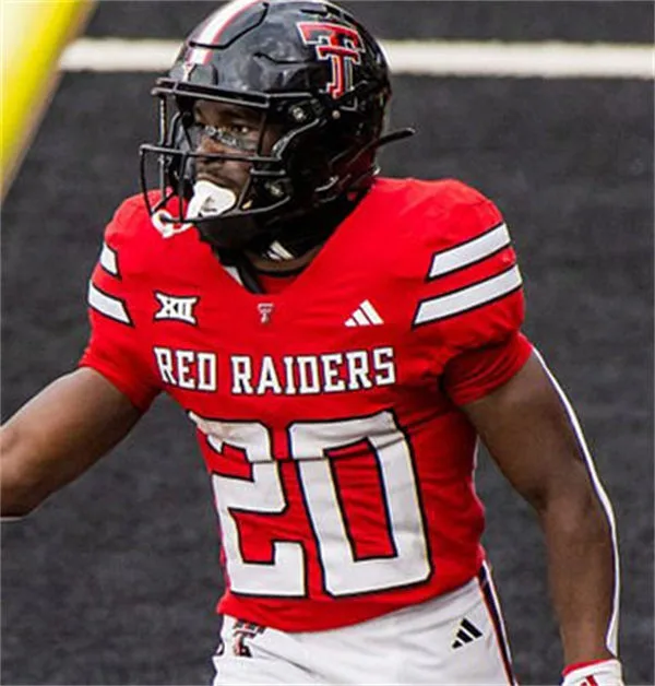 Texas Tech Red Raiders #20 J'Koby Williams 2025 Red Football Game Jersey