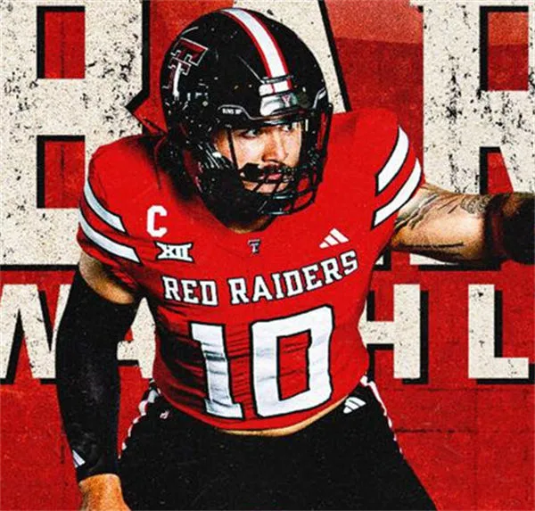 Texas Tech Red Raiders #10 Jacob Rodriguez 2025 Red Football Game Jersey