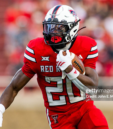 Texas Tech Red Raiders #20 J'Koby Williams 2025 Red Football Game Jersey