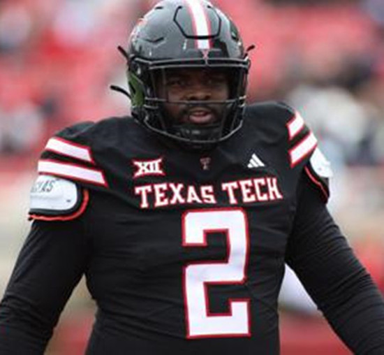 Texas Tech Red Raiders #2 Lee Hunter 2025 Black Football Game Jersey