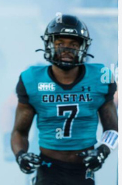 Coastal Carolina Chanticleers #7 MJ Morris 2025 Green Under Armour Football Jersey