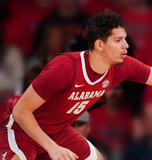 Alabama Crimson Tide #15 Noah Williamson Nike Crimson College Basketball Game Jersey