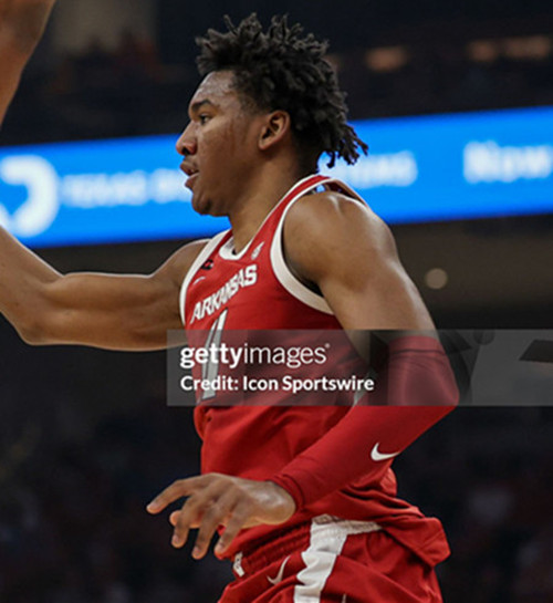 Arkansas Razorbacks #11 Karter Knox Cardinal Away College Basketball Game Jersey