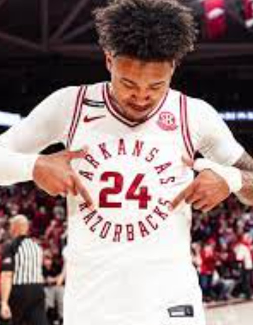 Arkansas Razorbacks #24 Billy Richmond III 2024 White Retro College Basketball Game Jersey