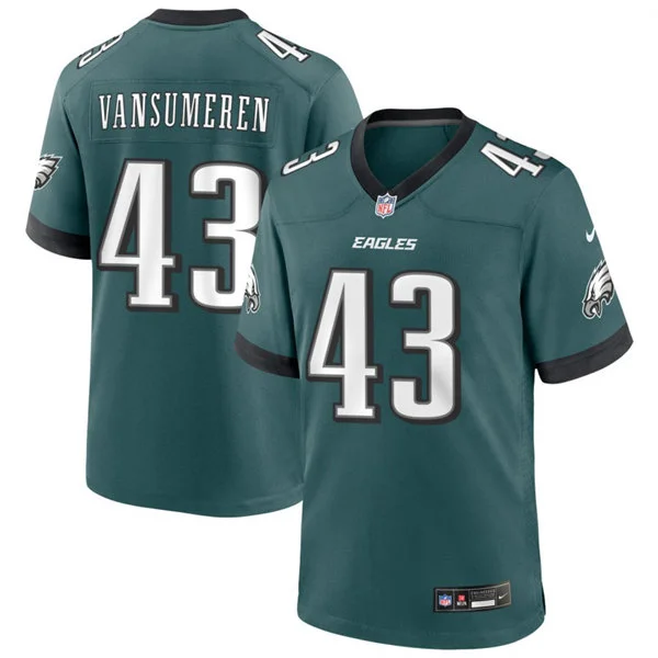 Mens Philadelphia Eagles #43 Ben VanSumeren Nike Midnight Green F.U.S.E. Vapor Limited Jersey