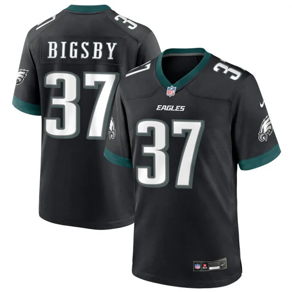 Mens Philadelphia Eagles #37 Tank Bigsby Nike Black Alternate F.U.S.E. Vapor Limited Jersey