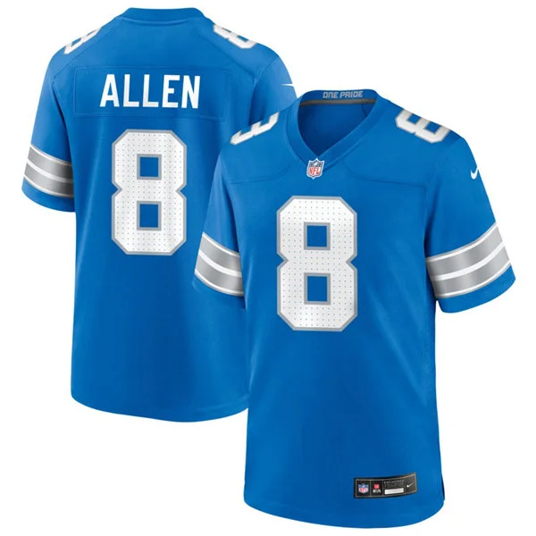 Mens Detroit Lions #8 Kyle Allen Nike Blue Vapor F.U.S.E. Limited Jersey