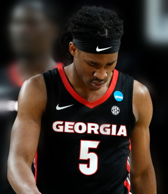 Georgia Bulldogs #5 Jeremiah Wilkinson 2025 Black College Basketball Game Jersey