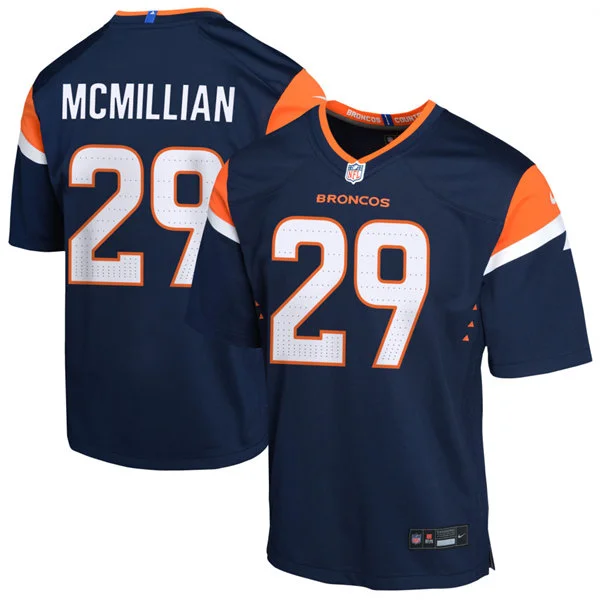 Mens Denver Broncos #29 Ja'Quan McMillian Nike Navy Alternate Vapor F.U.S.E. Limited Player Jersey