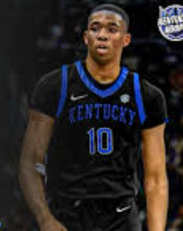 Kentucky Wildcats #10 Brandon Garrison  Black College Basketball Game Jersey