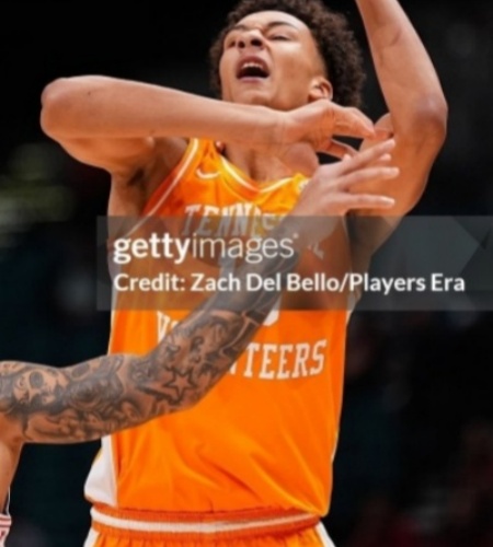 Tennessee Volunteers #10 Nate Ament Nike 2024-25 Orange College Basketball Game Jersey