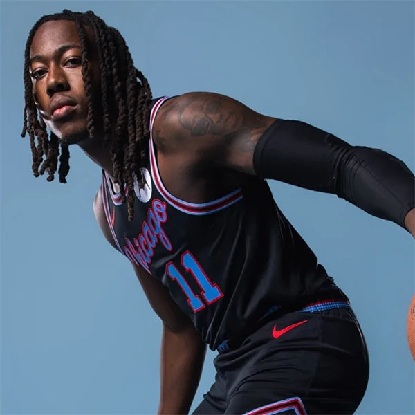 Mens Chicago Bulls #11 Ayo Dosunmu Black 2025-26 City Edition Jersey