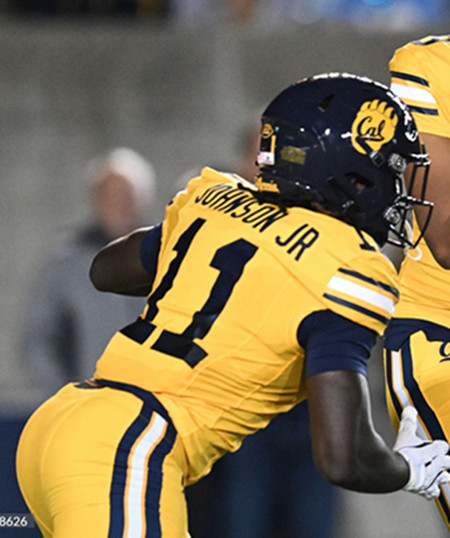 California Golden Bears #11 LJ Johnson Jr  2025 ACC Gold Football Game Jersey