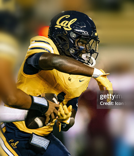 California Golden Bears #1 Kendrick Raphael 2025 ACC Gold Football Game Jersey