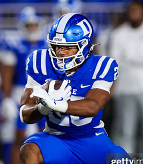 Duke Blue Devils #20 Nate Sheppard 2025 Royal College Football Game Jersey