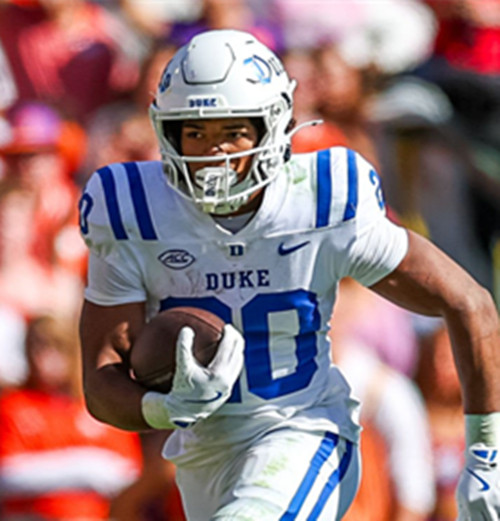 Duke Blue Devils #20 Nate Sheppard 2025 White College Football Game Jersey