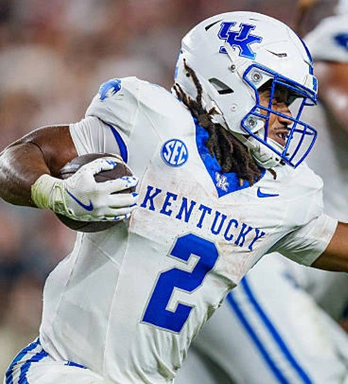 Kentucky Wildcats #2 Dante Dowdell  2025 White Football Game Jersey