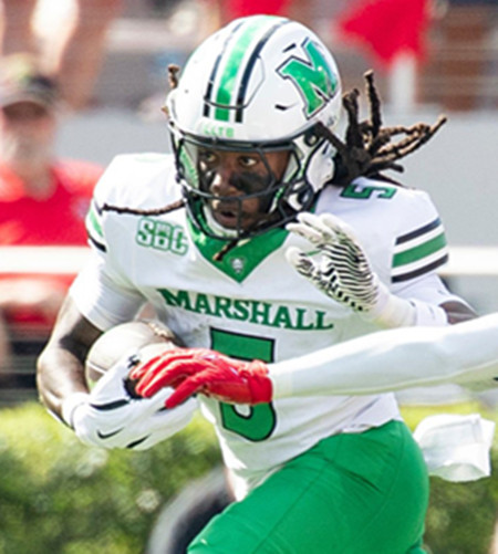 Marshall Thundering Herd #5 Jo'Shon Barbie 2025 White Vapor F.U.S.E. Limited Football Jersey