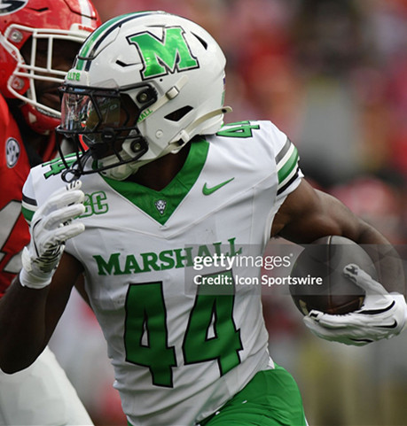 Marshall Thundering Herd #44 Antwan Roberts 2025 White Vapor F.U.S.E. Limited Football Jersey
