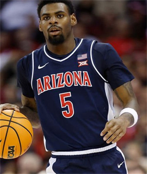 Mens Youth Arizona Wildcats #5 KJ Lewis 2025 XII Navy Retro Basketball Jersey