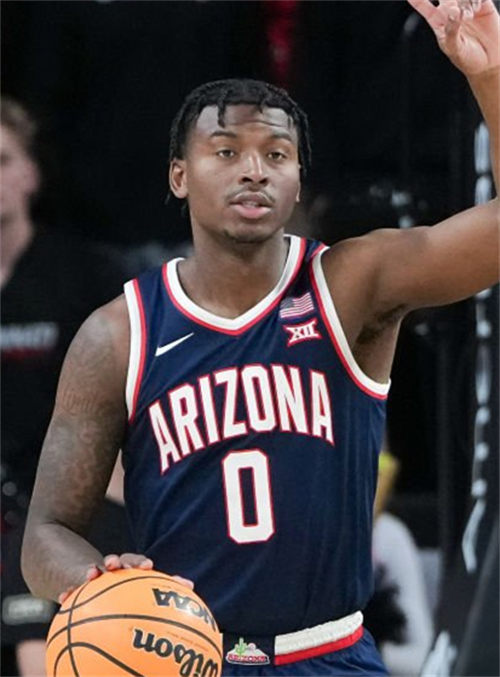 Mens Youth Arizona Wildcats #0 Jaden Bradley 2025 XII Navy Basketball Game Jersey