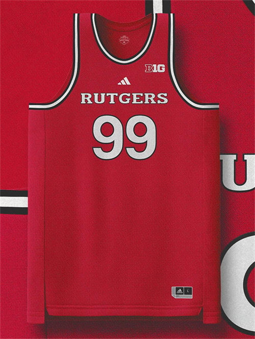 Rutgers Scarlet Knights Custom 2025 Red Basketball Game Jersey