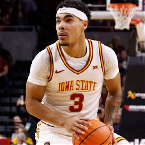 Mens Youth Iowa State Cyclones #3 Tamin Lipsey 2025 White Basketball Jersey